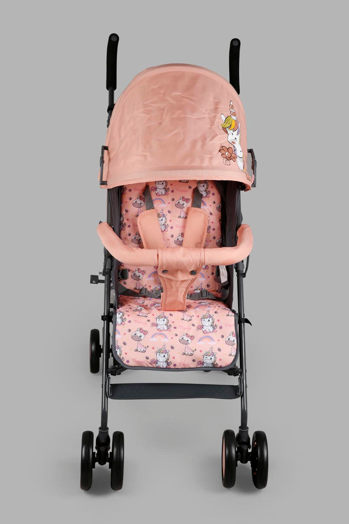 Redtag-Pale-Pink-Baby-Stroller-Unicorn-Prints-365,-Category:Baby-Carriers-and-Car-Seats,-Colour:Pink,-Filter:Newborn-Accessories,-NBN-Baby-Carriers-and-Car-Seats,-New-In,-New-In-NBN-ACC,-Non-Sale,-Section:Boys-(0-to-14Yrs)-New-Born-Baby-