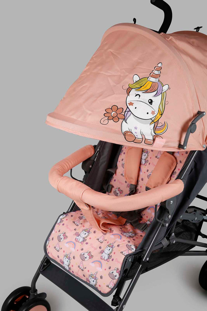 Redtag-Pale-Pink-Baby-Stroller-Unicorn-Prints-365,-Category:Baby-Carriers-and-Car-Seats,-Colour:Pink,-Filter:Newborn-Accessories,-NBN-Baby-Carriers-and-Car-Seats,-New-In,-New-In-NBN-ACC,-Non-Sale,-Section:Boys-(0-to-14Yrs)-New-Born-Baby-