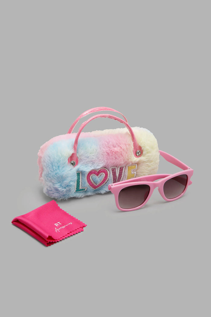 Redtag-Assorted-Wayfarer-Sunglasses-With-Cases-Category:Sunglasses,-Colour:Assorted,-Filter:Girls-Accessories,-GIR-Sunglasses,-New-In,-New-In-GIR-ACC,-Non-Sale,-Section:Girls-(0-to-14Yrs),-W22B-Girls-
