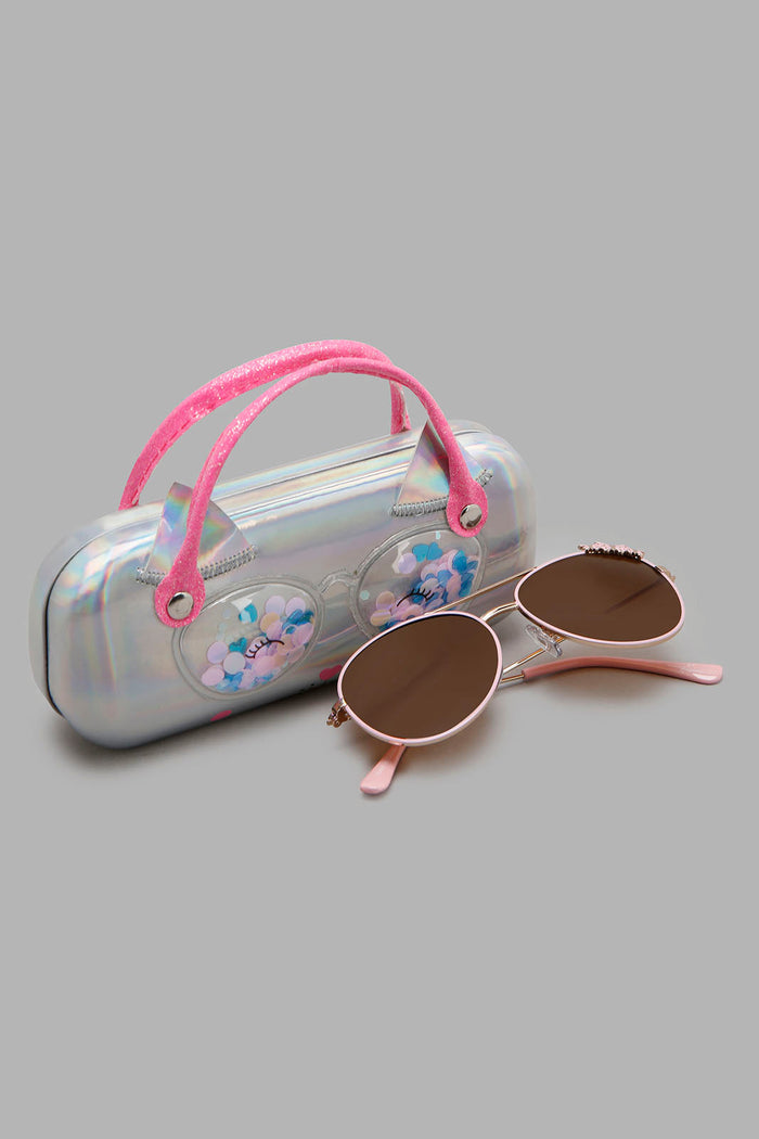 Redtag-Assorted-Aviator-Sunglasses-With-Cases-Category:Sunglasses,-Colour:Assorted,-Filter:Girls-Accessories,-GIR-Sunglasses,-New-In,-New-In-GIR-ACC,-Non-Sale,-Section:Girls-(0-to-14Yrs),-W22B-Girls-