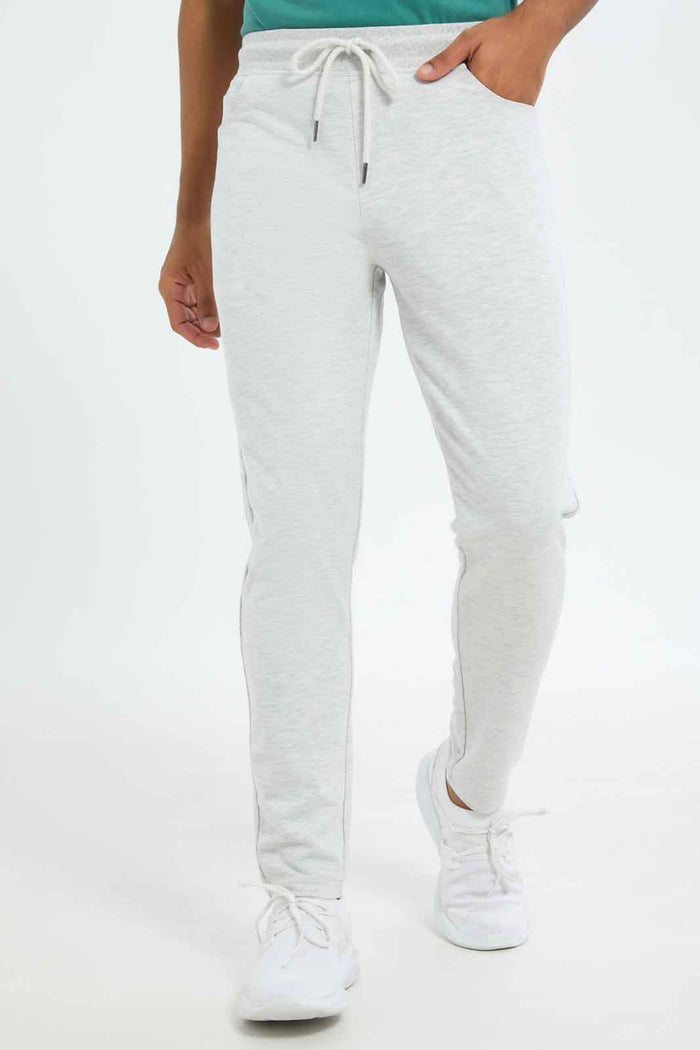 Redtag-Men-Ecru-5-Pocket-Track-Pant-Category:Joggers,-Colour:Ecru,-Deals:New-In,-Dept:Menswear,-Filter:Men's-Clothing,-Men-Joggers,-New-In-Men-APL,-Non-Sale,-S23B,-Section:Men-Men's-