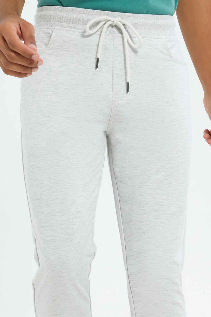 Redtag-Men-Ecru-5-Pocket-Track-Pant-Category:Joggers,-Colour:Ecru,-Deals:New-In,-Dept:Menswear,-Filter:Men's-Clothing,-Men-Joggers,-New-In-Men-APL,-Non-Sale,-S23B,-Section:Men-Men's-