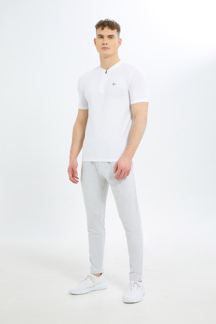 Redtag-Men-Ecru-Singature-Sweatpants-Category:Joggers,-Colour:Ecru,-Deals:New-In,-Dept:Menswear,-Filter:Men's-Clothing,-H1:MWR,-H2:GEN,-H3:SPW,-H4:ATP,-Men-Joggers,-New-In-Men-APL,-Non-Sale,-S23B,-Season:S23B,-Section:Men-Men's-