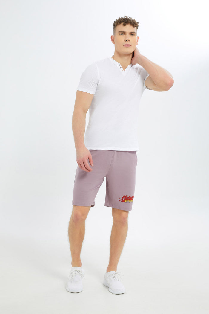Redtag-Men-Purple-Sweat-Shorts-Category:Shorts,-Colour:Purple,-Deals:New-In,-Dept:Menswear,-Filter:Men's-Clothing,-Men-Shorts,-New-In-Men-APL,-Non-Sale,-S23C,-Section:Men-Men's-