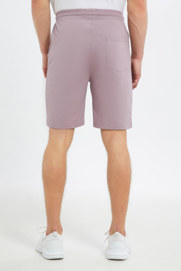 Redtag-Men-Purple-Sweat-Shorts-Category:Shorts,-Colour:Purple,-Deals:New-In,-Dept:Menswear,-Filter:Men's-Clothing,-Men-Shorts,-New-In-Men-APL,-Non-Sale,-S23C,-Section:Men-Men's-