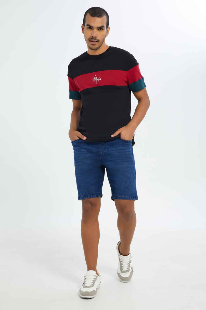 Redtag-Men-Mid-Wash-Pull-On-Shorts-Category:Shorts,-Colour:Indigo,-Deals:New-In,-Dept:Menswear,-Filter:Men's-Clothing,-Men-Shorts,-New-In-Men-APL,-Non-Sale,-S23C,-Section:Men-Men's-