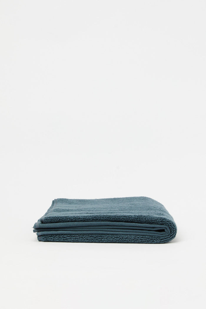 Redtag-Dark-Blue-Luxury-Cotton-Hand-Towel-Category:Towels,-Colour:Blue,-Deals:New-In,-Filter:Home-Bathroom,-H1:HMW,-H2:BAC,-H3:TOW,-H4:HAN,-HMW-BAC-Towels,-New-In-HMW-BAC,-Non-Sale,-S23C,-Season:S23C,-Section:Homewares,-Style:PREMIUM-Home-Bathroom-