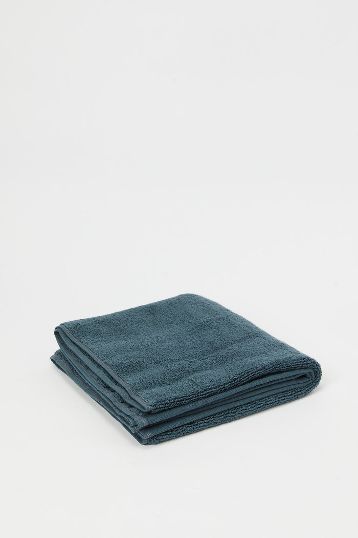 Redtag-Dark-Blue-Luxury-Cotton-Hand-Towel-Category:Towels,-Colour:Blue,-Deals:New-In,-Filter:Home-Bathroom,-H1:HMW,-H2:BAC,-H3:TOW,-H4:HAN,-HMW-BAC-Towels,-New-In-HMW-BAC,-Non-Sale,-S23C,-Season:S23C,-Section:Homewares,-Style:PREMIUM-Home-Bathroom-