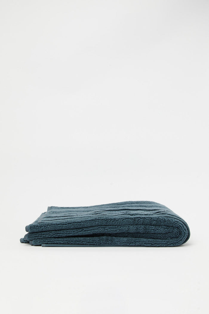 Redtag-Dark-Blue-Luxury-Cotton-Bath-Towel-Category:Towels,-Colour:Blue,-Deals:New-In,-Filter:Home-Bathroom,-H1:HMW,-H2:BAC,-H3:TOW,-H4:BAT,-HMW-BAC-Towels,-New-In-HMW-BAC,-Non-Sale,-S23C,-Season:S23C,-Section:Homewares,-Style:PREMIUM-Home-Bathroom-