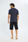 Redtag-Men-Slate-Grey/Black-Shorts-Pyjama-Set-Category:Pyjama-Sets,-Colour:Charcoal,-Deals:New-In,-Filter:Men's-Clothing,-H1:MWR,-H2:GEN,-H3:NWR,-H4:PJS,-Men-Pyjama-Sets,-New-In-Men-APL,-Non-Sale,-S23D,-Season:S23D,-Section:Men-Men's-