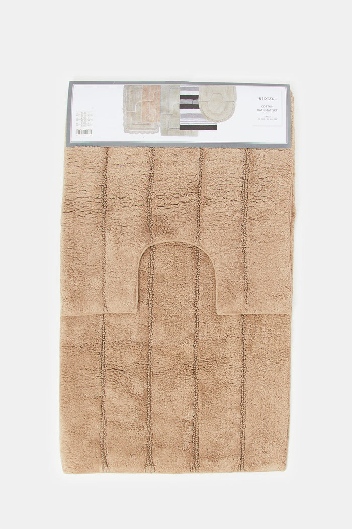Redtag-Taupe-Bathmat-(2-Piece)-Category:Bathmats,-Colour:Taupe,-Deals:New-In,-Filter:Home-Bathroom,-H1:HMW,-H2:BAC,-H3:BCE,-H4:BPM,-HMW-BAC-Bath-Accessories,-HMWBACBCEBPM,-New-In-HMW-BAC,-Non-Sale,-ProductType:Bathmat-Sets,-Season:W23A,-Section:Homewares,-W23A-Home-Bathroom-